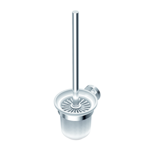 Ideal Standard IOM Bürstengarnitur, mit Glas, gebürstet
